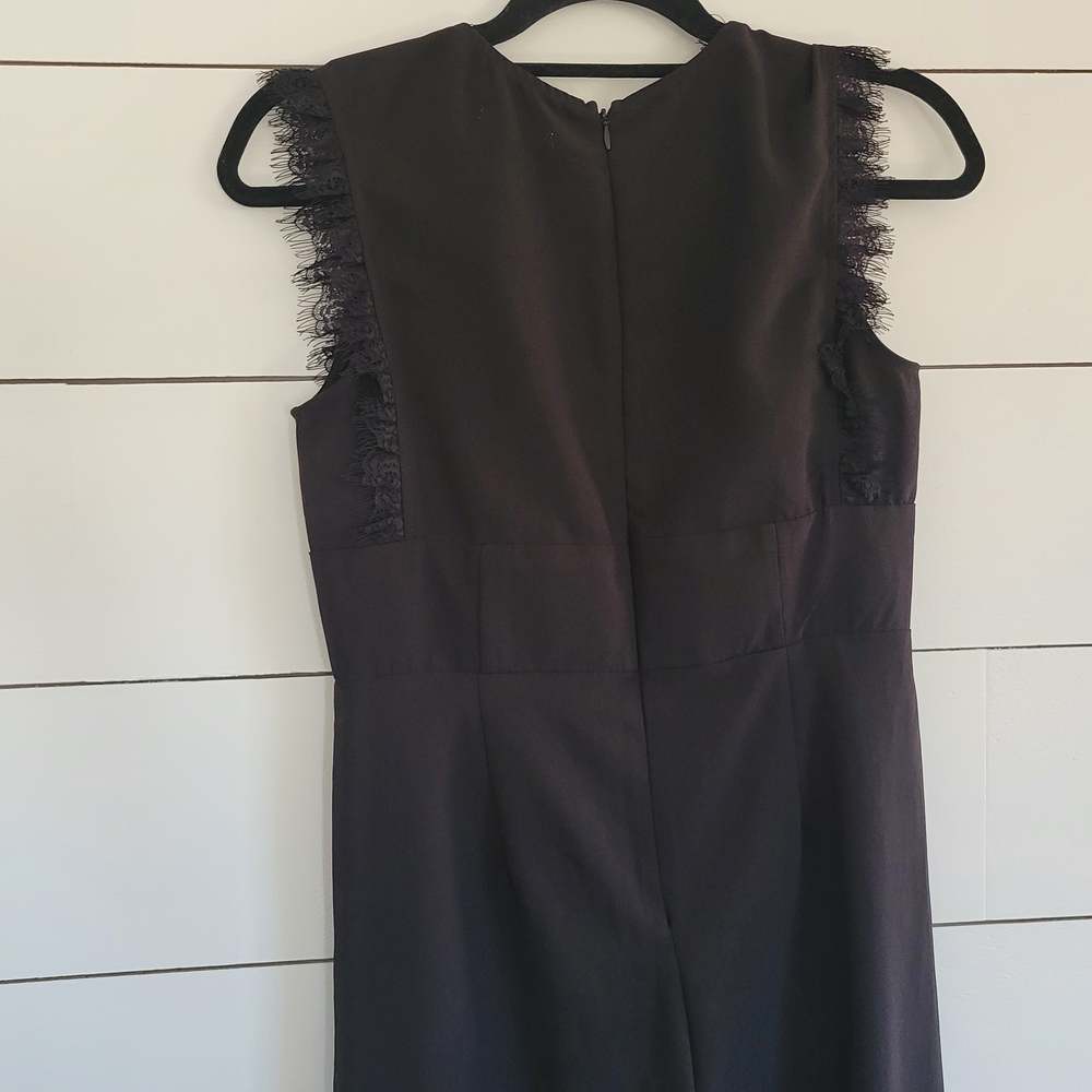 Francesca's Mi Ami Black Jumpsuit with Lace Detail Small - Picture 5 of 6